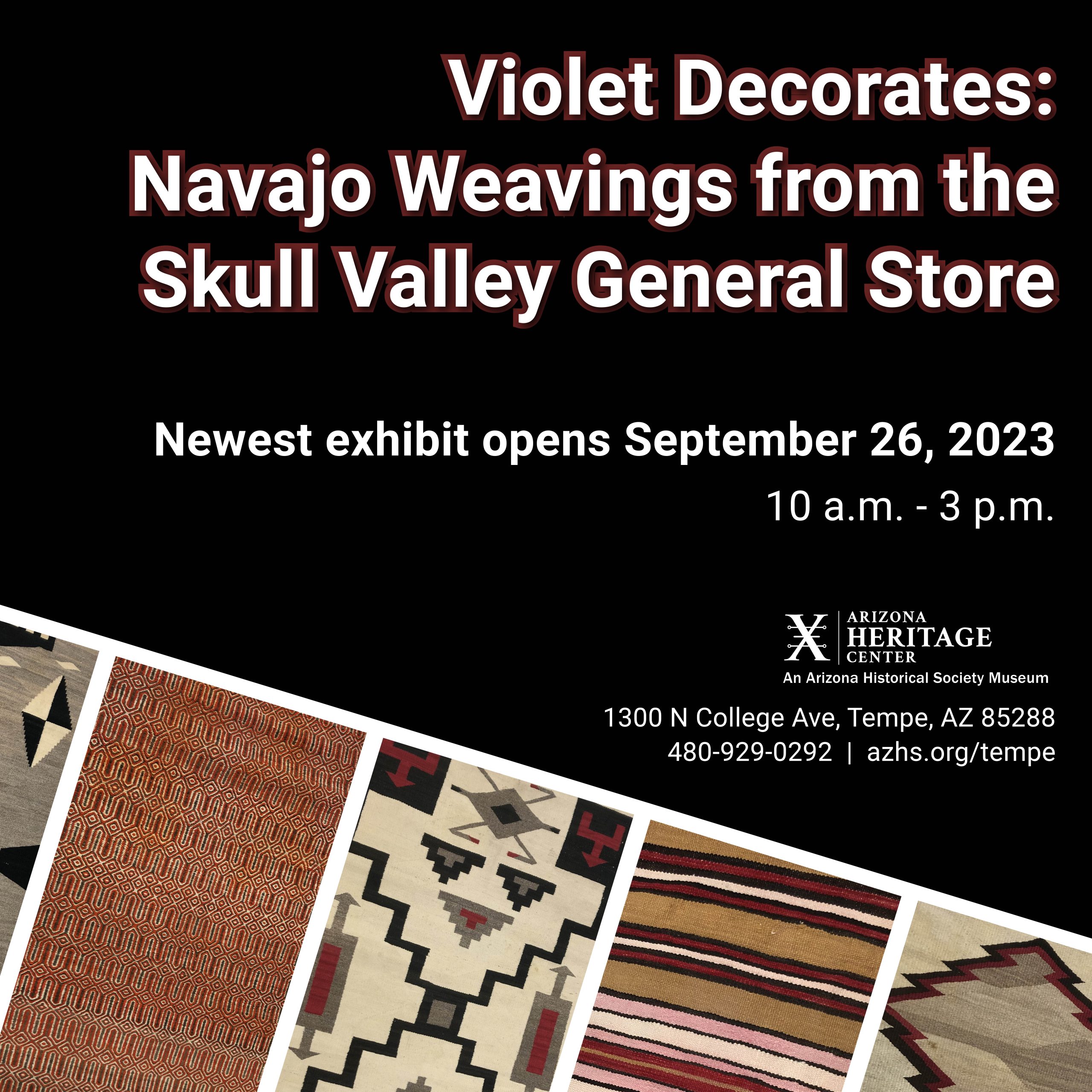 Violet Decorates: Navajo Weavings from the Skull Valley General Store