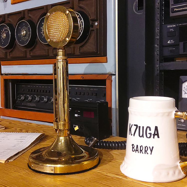 Barry Goldwater's Ham Radio Desk