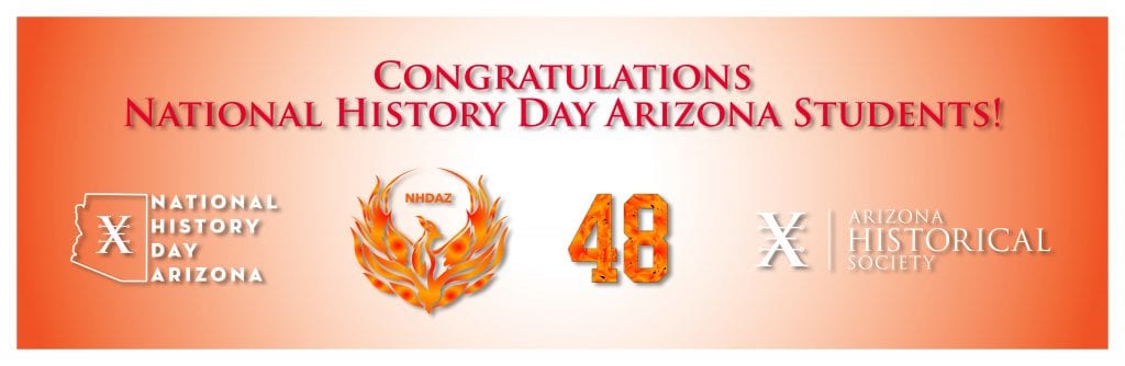 Congrats NHDAZ 2020 Students rectangle graphic