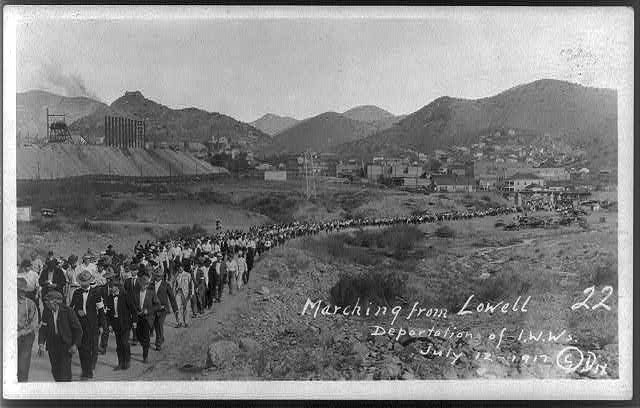 Bisbee Deportation Photo courtesy Library of Congress