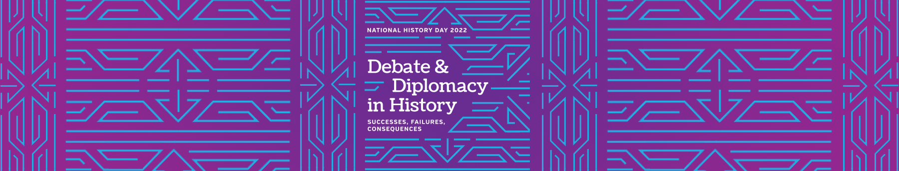 National History Day Banner - Debate and Diplomacy